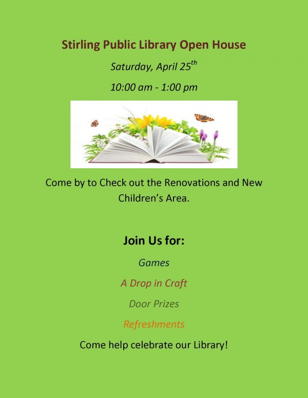 Stirling Library Open House