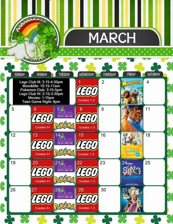 March Library Events