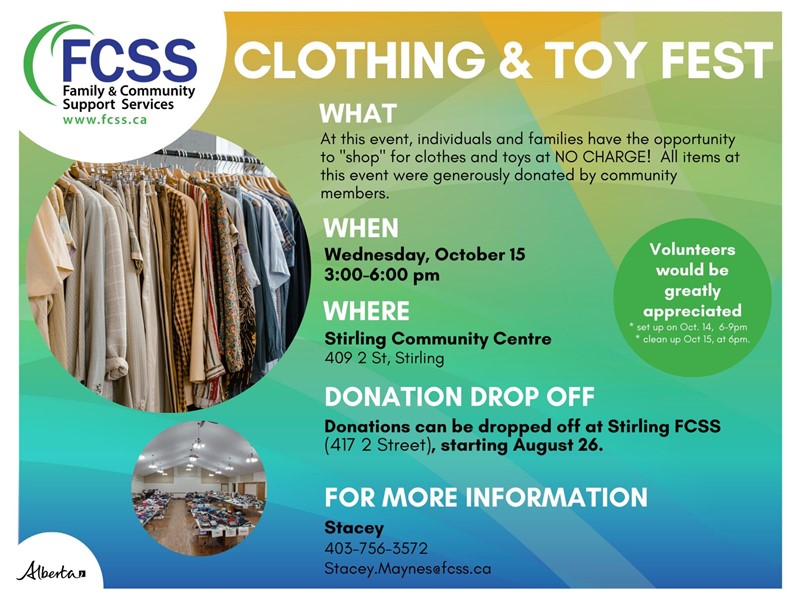 2025 FCSS Clothing & Toy Fest