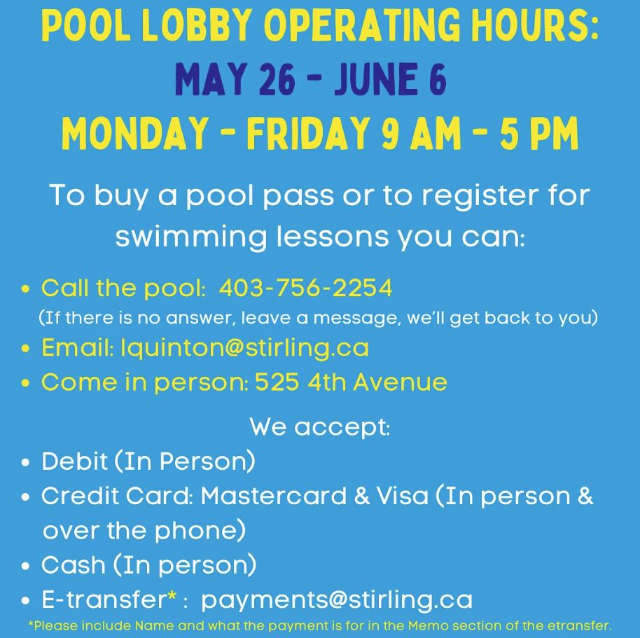 Pool Pass and Swimming Registration Pg 2