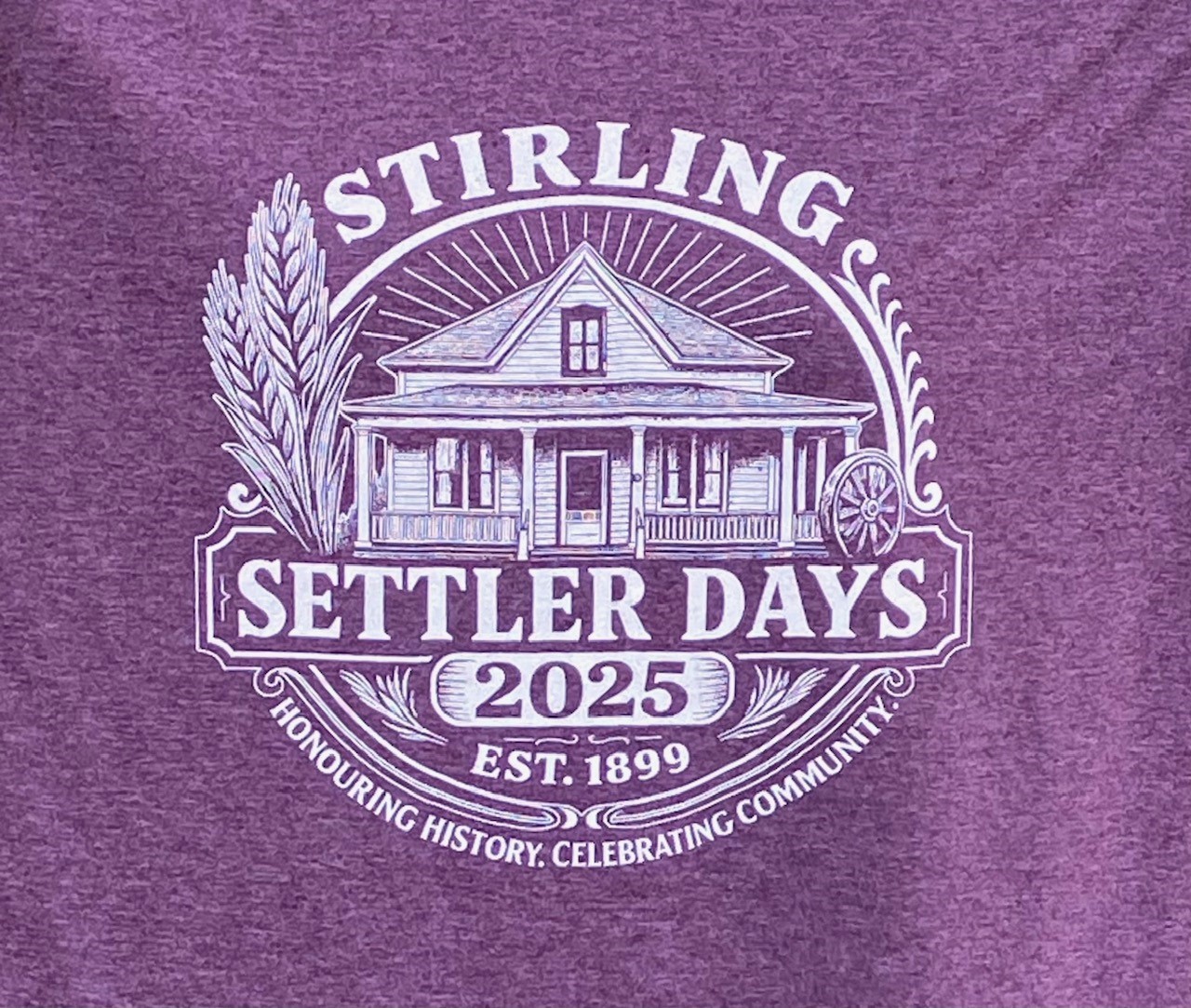 2025 Settler Days T-Shirts - Purple