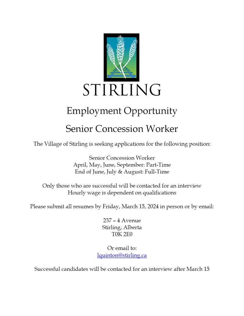 Employment Opportunities Concession