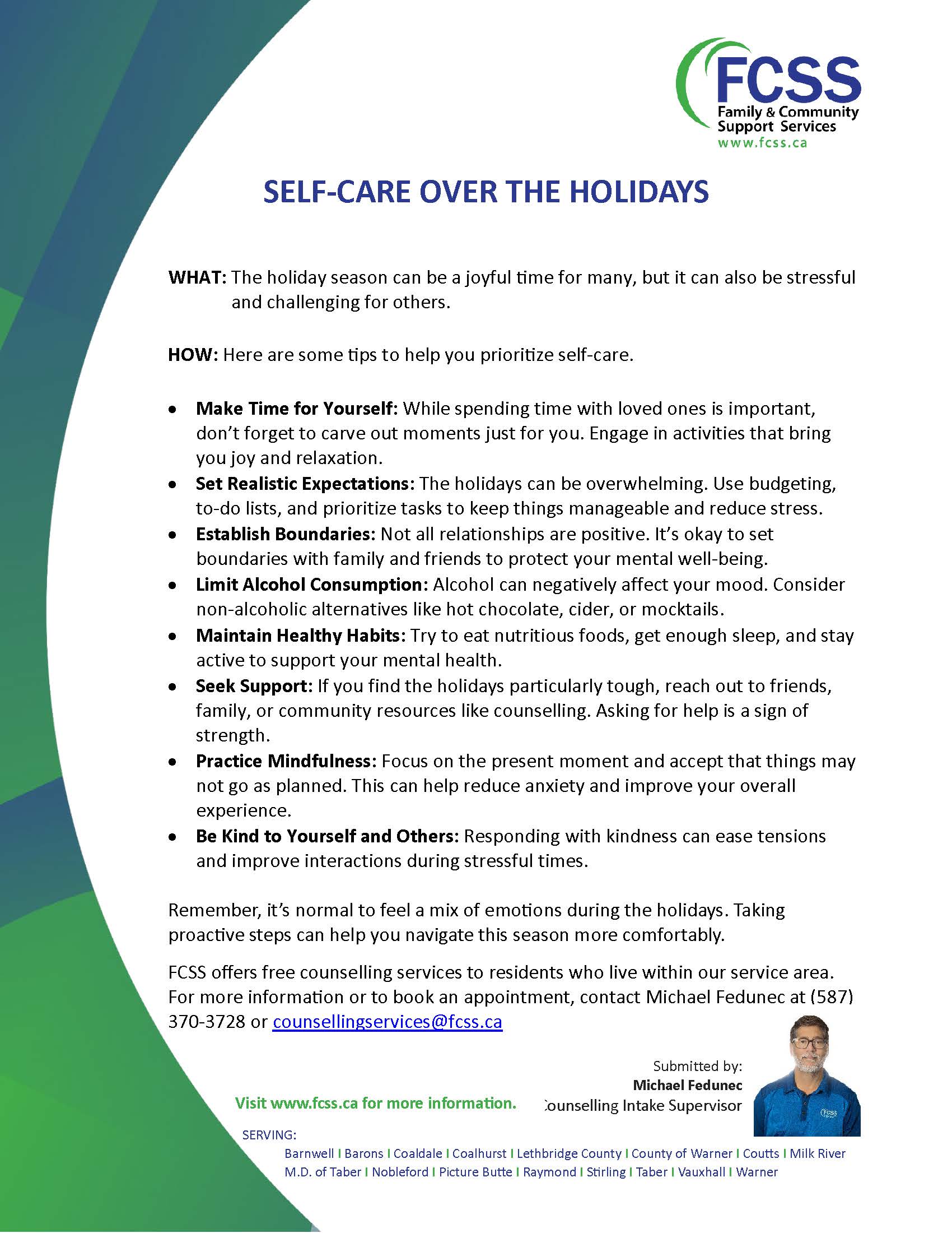 FCSS - December 2024 Newsletter