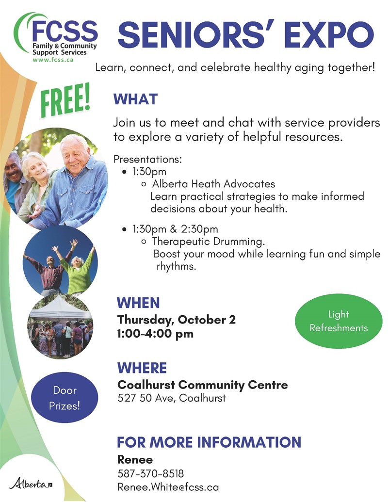 FCSS - Seniors' Expo 2025!