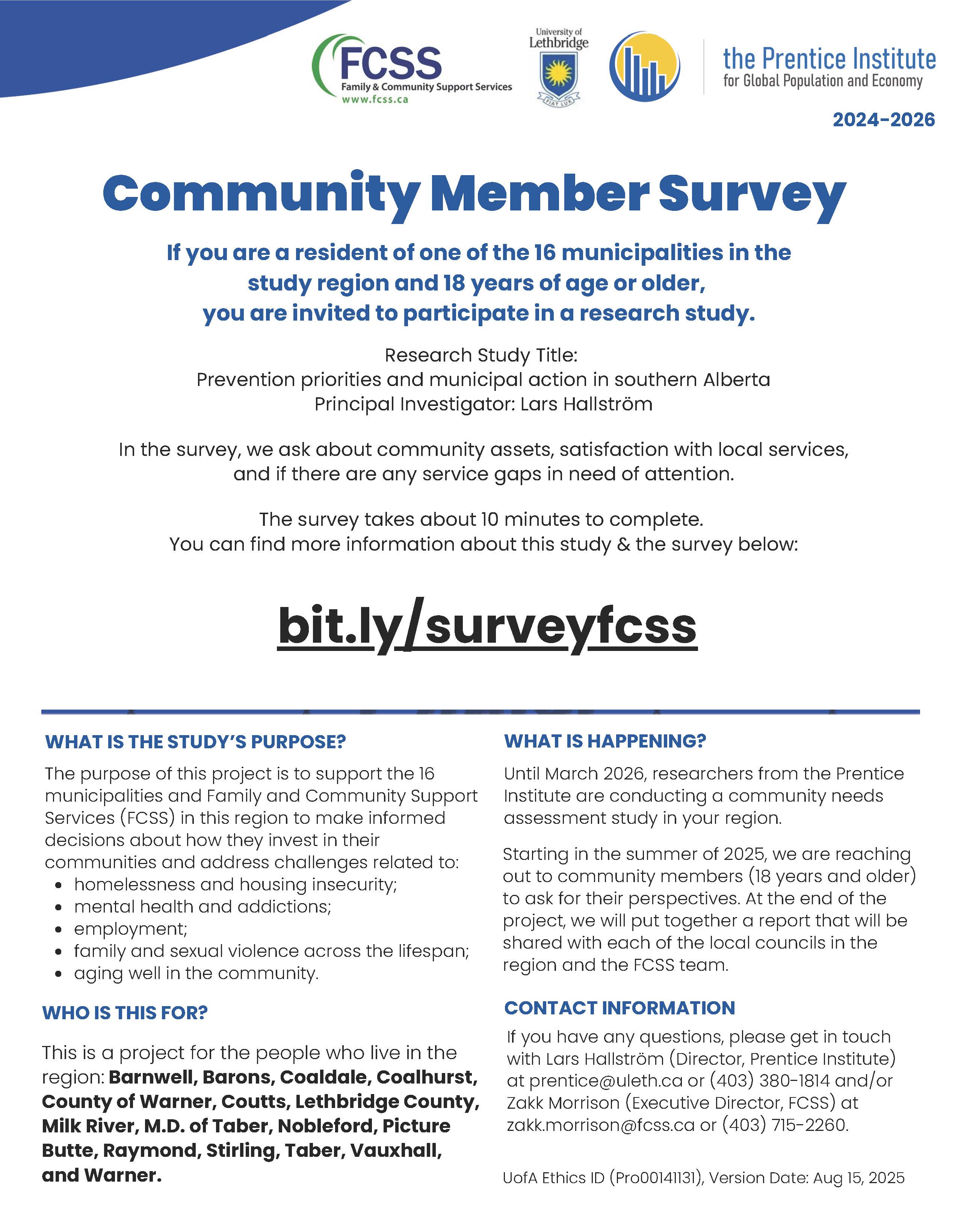 FCSS: Community Member Survey