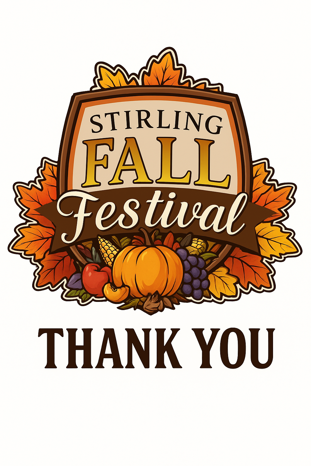 Fall Festival Logo - Thank You