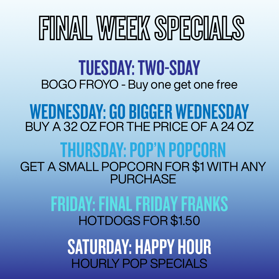 Pop Shop - Final Week 2025