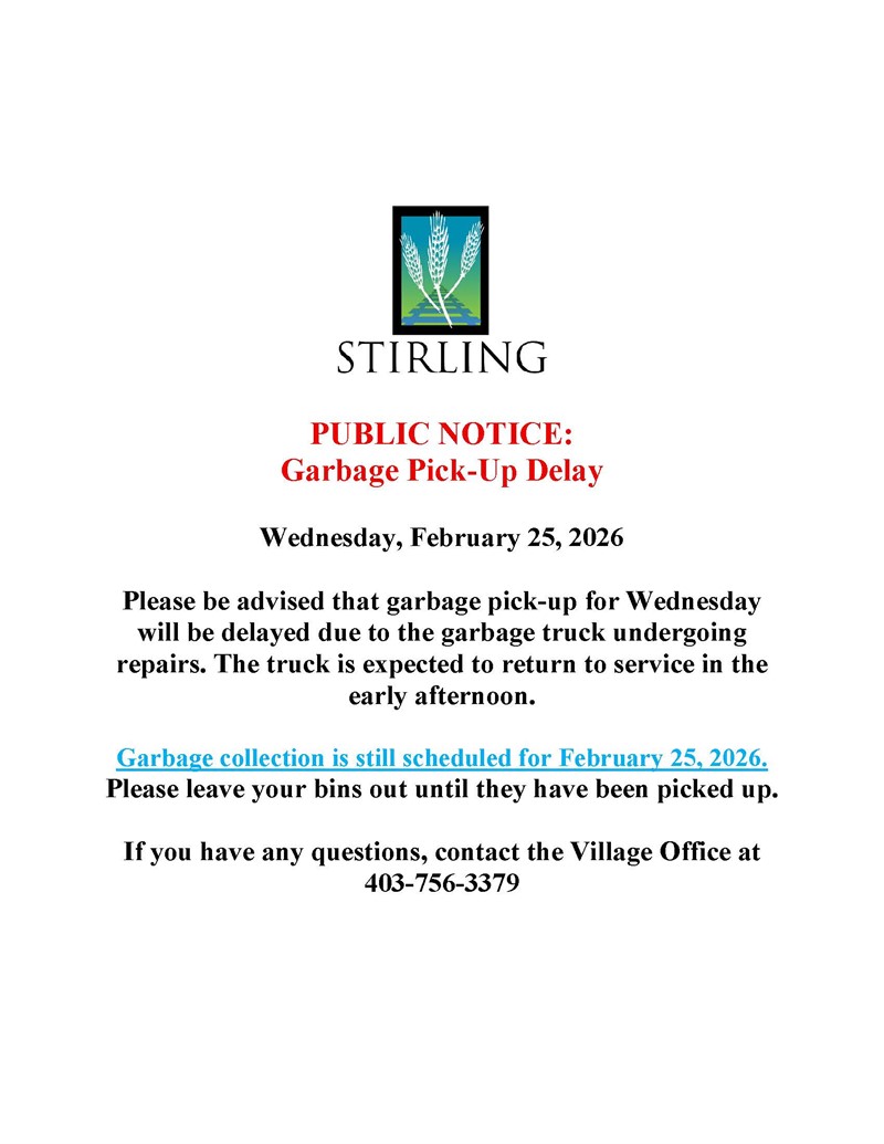 Garbage Pick-Up Delay