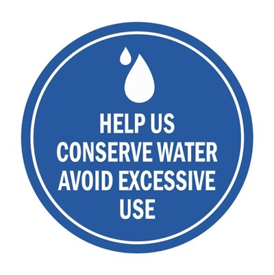 Help Us Conserve Water and Avoid Excess Use