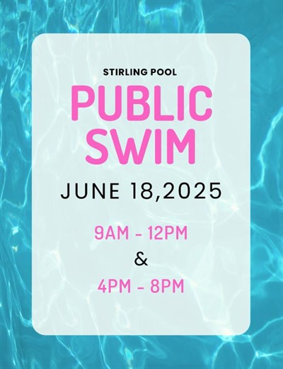 Pool Schedule June 18, 2025