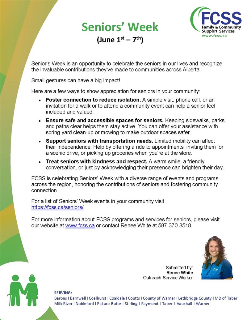 June 2026 - FCSS Monthyl Message