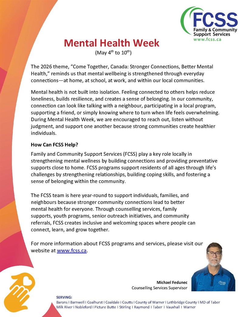 Mental Health Week 2026