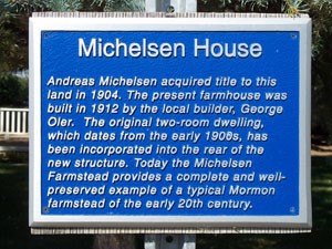 Michelsen Farmstead Historic Sign