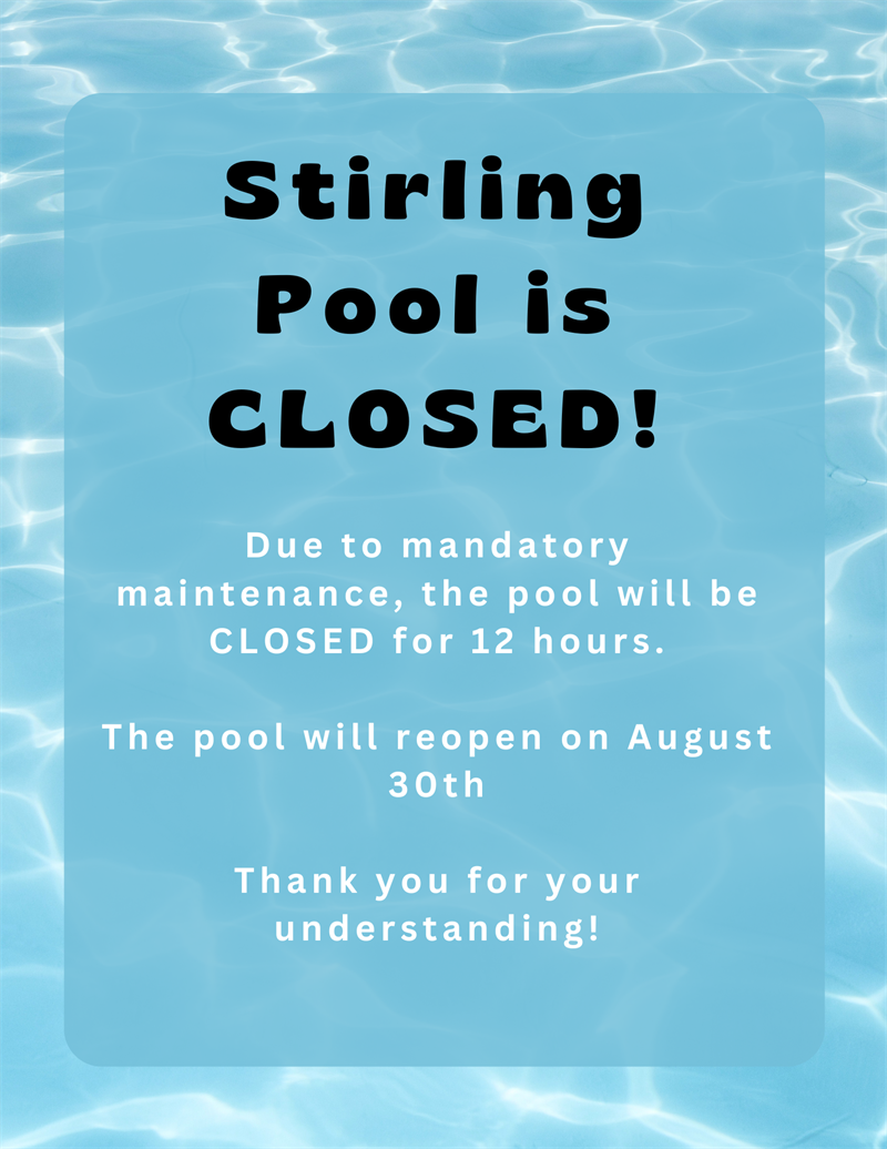 Pool Closed