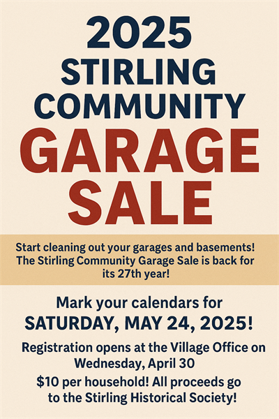 Community Garage Sale Poster