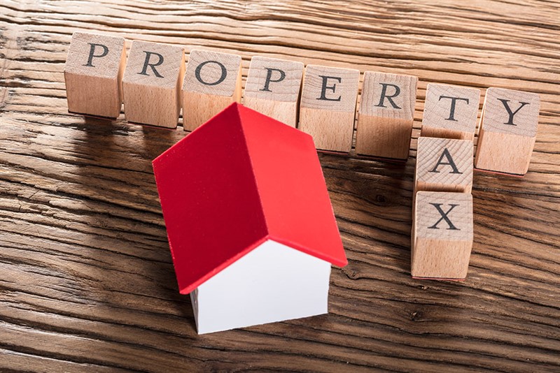 Property Tax - Scrabble Letters
