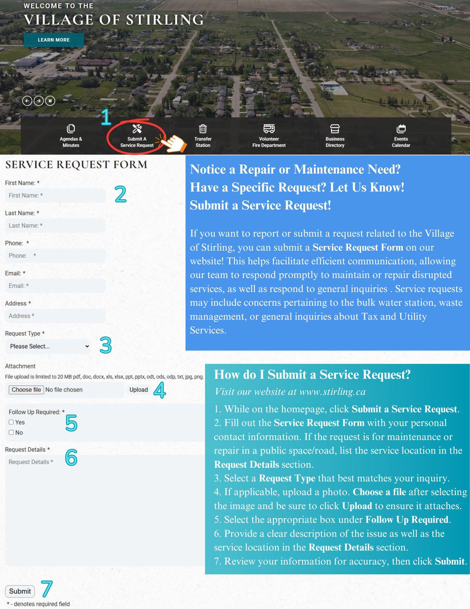 Service Request Form