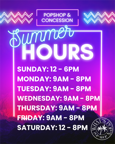 Pop Shop and Concession 2025 Summer House