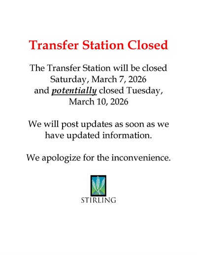 Transfer Station Closed