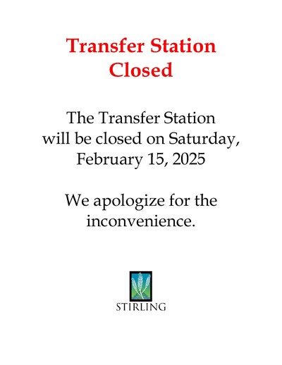 Transfer Station Closed