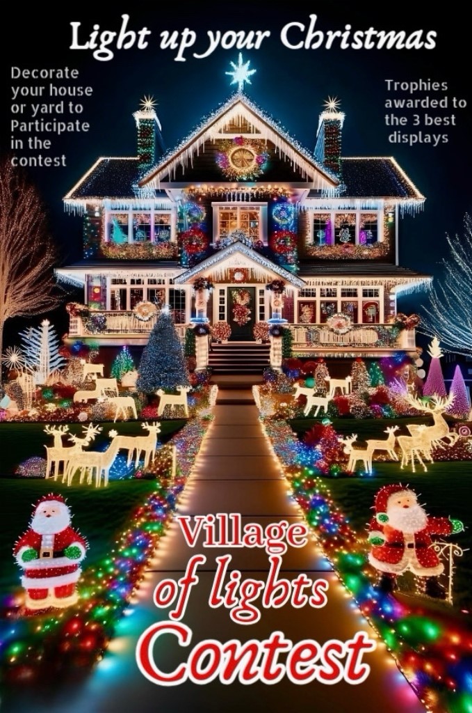 Village of Lights Contest Poster