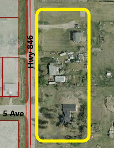 Hwy 846 Water line repair - houses affected