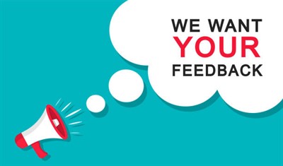 We Want Your Feedback