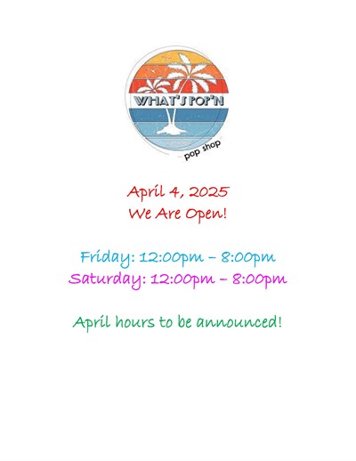 April 2025 Opening